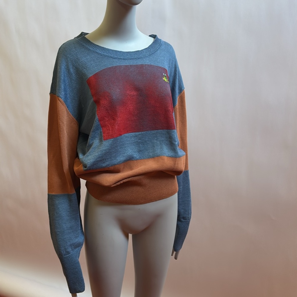 Vivienne Westwood BRAND NEW TIT JUMPER 2022 SMALL indigo blue UNISEX
